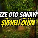Gebze Oto Sanayi'de şüpheli ölüm