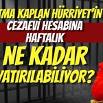 FATMA KAPLAN HÜRRİYET’İN CEZAEVİ HESABINA HAFTALIK NE KADAR YATIRILABİLİYOR?