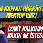 Fatma Kaplan Hürriyet’ten Mektup Var! İzmit Halkından Bakın Ne İstedi...