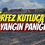 Körfez Kutluca Köyünde Yangın Paniği
