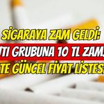 Sigaraya Zam Geldi: JTI Grubuna 10 TL Zam! İşte Güncel Fiyat Listesi (5 Ağustos 2026)