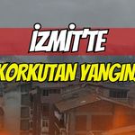 İzmit'te Korkutan Yangın: Tadilat Yapılan İş Yeri Alev Aldı!