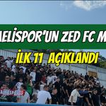 KOCAELİSPOR’UN ZED FC MAÇI İLK 11’İ AÇIKLANDI