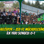 KOCAELİSPOR - ZED FC MÜCADELESİNDE İLK YARI SONUCU: 0-1