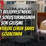 İzmit Belediyesi’ndeki Rüşvet Soruşturmasında Şok Gelişme: Görüntüleri Çeken Şahıs Gözaltında