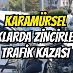 Karamürsel Işıklarda Zincirleme Trafik Kazası