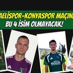 Kocaelispor-Konyaspor Maçında Hangi 4 İsim Olmayacak?