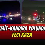 İzmit-Kandıra Yolunda Feci Kaza: Motosiklet Sürücüsü Bariyerlere Çarparak Hayatını Kaybetti