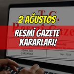 Resmi Gazete'de Bugünün Kararları