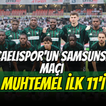 Kocaelispor'un Samsunspor Maçı Muhtemel İlk 11'i