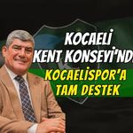 Kocaeli Kent Konseyi'nden Kocaelispor'a Tam Destek