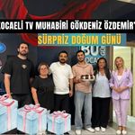 Kocaeli TV Haber Merkezinde Muhabir Gökdeniz Özdemir’e Unutulmaz Doğum Günü Sürprizi!