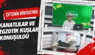 ÇİFTÇİNİN DÜNYASINDA KANATLILAR VE EGZOTİK KUŞLAR KONUŞULDU