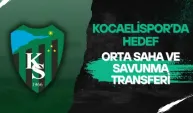 Kocaelispor'da hedef savunma ve orta saha