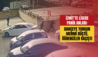 İzmit’te lisede panik anları: Bahçeye yorgun mermi düştü, öğrenciler kaçıştı