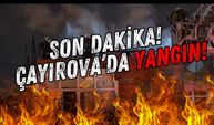 Çayırova’da Korkutan Çatı Yangını! Alevler İki Katlı Binayı Sardı