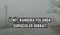 İzmit-Kandıra Yolunda  Sürücüler Dikkat!