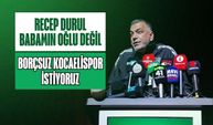 Kongrede Enver Güler Rüzgarı: "Recep Durul Babamın Oğlu Değil, Biz Borçsuz Kocaelispor İstiyoruz"
