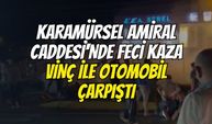 Karamürsel Amiral Caddesi'nde Feci Kaza: Vinç İle Otomobil Çarpıştı, Araçta Sıkışan Yaralı Kurtarıldı!