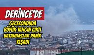 Kocaeli'de Korkutan Gecekondu Yangını: Mahalleli Sokağa Döküldü, Kundaklama Şüphesi Var!