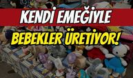İzmit Perşembe Pazarında Bir Girişimcilik Hikayesi: Kendi Emeğiyle Bebekler Üretiyor!