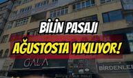İzmit'te Bilin Pasajı Ağustosta yıkılıyor!