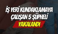 Darıca’da İş Yeri Kundaklamaya Çalışan 5 Şüpheli Operasyonla Yakalandı!