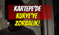 Kartepe'de Kuryeye Zorbalık Anı Kamerada