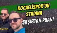 “Kocaelispor’un stadına şaşırtan puan”