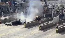 Kuzey Marmara Otoyolu gişelerinde feci kaza