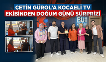ÇETİN GÜROL’A KOCAELİ TV EKİBİNDEN DOĞUM GÜNÜ SÜRPRİZİ