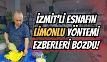 İzmit Pazarında Hijyen Devrimi! Cihan Yılmaz’ın "Limonlu" Yöntemi Ezber Bozdu