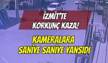 İzmit’te Korkunç Motosiklet Kazası! Savrulma Anı Saniye Saniye Kamerada