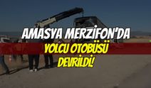 Amasya Merzifon'da Yolcu Otobüsü Devrildi: 46 Yaralı!