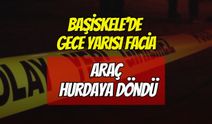 Başiskele'de gece yarısı zincirleme kaza! Araç hurdaya döndü, sürücü canını son anda kurtardı