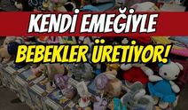 İzmit Perşembe Pazarında Bir Girişimcilik Hikayesi: Kendi Emeğiyle Bebekler Üretiyor!