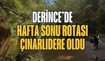 Derince’de hafta sonu rotası Çınarlıdere oldu