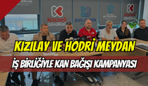 Kızılay ve Hodri Meydan iş birliğiyle gönüllü kan bağışı kampanyası!