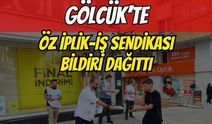 Gölcük’te Öz İplik-İş Sendikası Bildiri Dağıttı