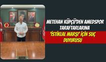 Metehan Küpçü’den Amedspor Taraftarlarına ‘İstiklal Marşı’ İçin Suç Duyurusu