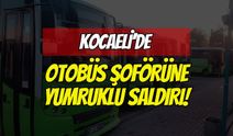 Kocaeli'de Halk Otobüsü Şoförüne Yumruklu Saldırı