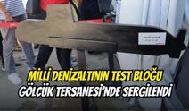 Milli Denizaltının Test Bloğu Gölcük Tersanesi’nde Sergilendi