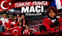 Türkiye-Fransa Maçı Tribün Görüntüleri