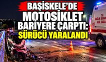 Başiskele’de motosiklet bariyere çarptı: Sürücü yaralandı