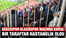 Gebzespor-Elazığspor Maçında Kavga: Bir Taraftar Hastanelik Oldu