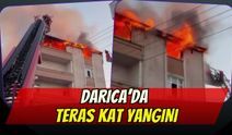 Darıca’da Teras Kat Yangını