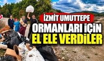 İzmit Umuttepe ormanları için el ele verdiler