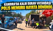 Kandıra’da kalbi duran vatandaşı polis memuru hayata döndürdü