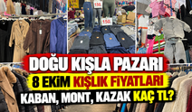 İzmit Doğu Kışla Pazarı’nda kışlık fiyatları belli oldu! Kaban, mont ve kazak kaç TL?