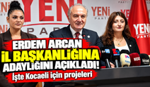 Erdem Arcan İl Başkanlığına Adaylığını Açıkladı! İşte Kocaeli İçin Projeleri